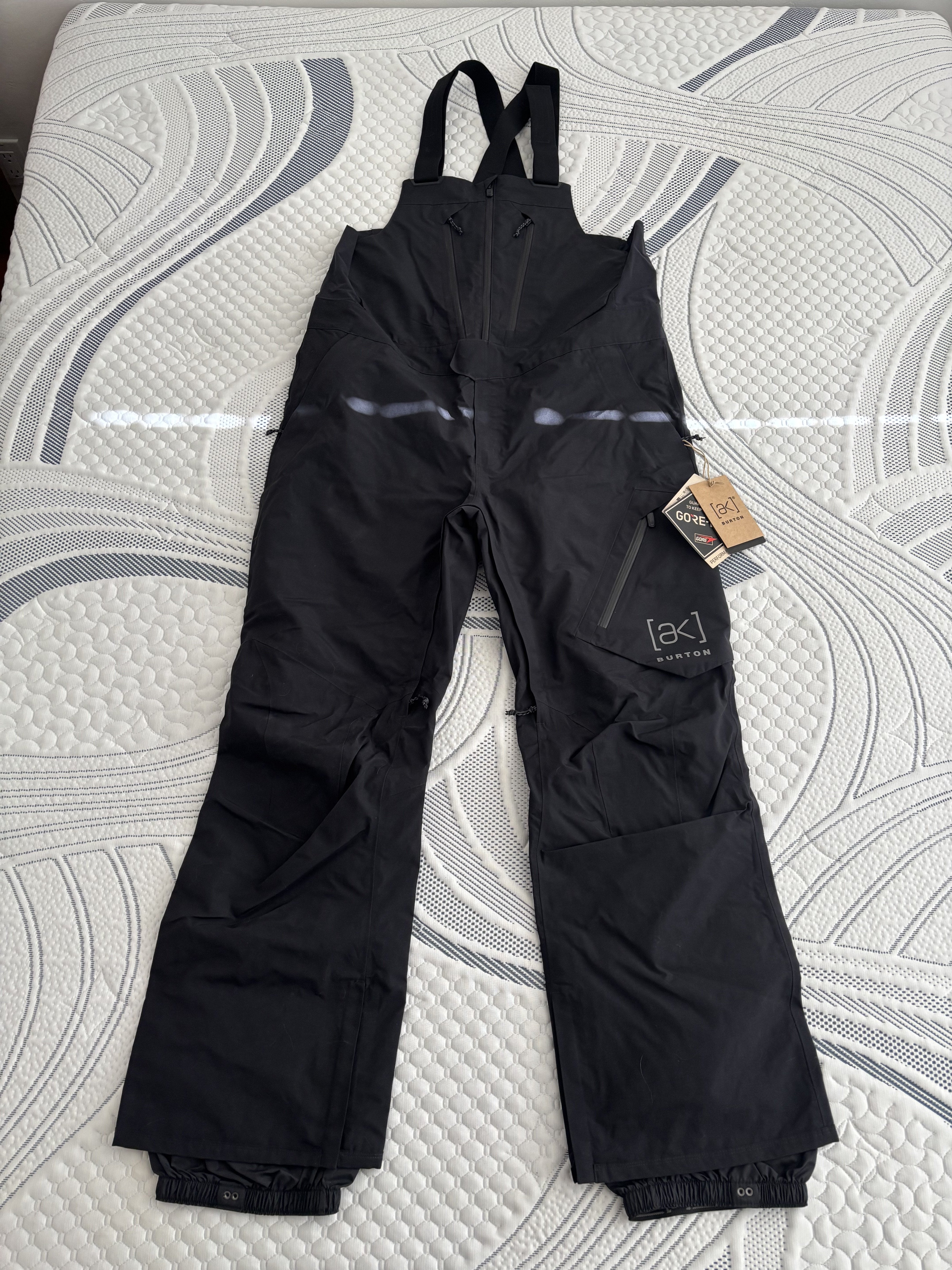 Burton GORE-TEX ブラックオーバーオール L New with Tags: 2025 Burton AK Large Cyclic GORE-TEX 2L Bib